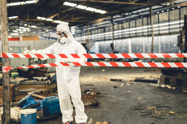 Professional Infectious Disease Decontamination technician working in Mineola, TX